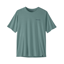 Patagonia Mens Cap Cool Daily Shirt Boardshort Logo Blue Sage X-Dye
