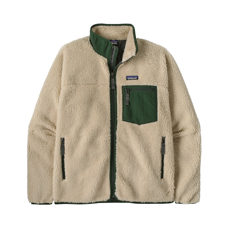 Patagonia Men's Classic Retro-X Jacket Dark Natural w/Treeline Green MISSING IMAGES