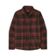 Patagonia Men's Fjord Flannel Shirt Powder / Rusty Red