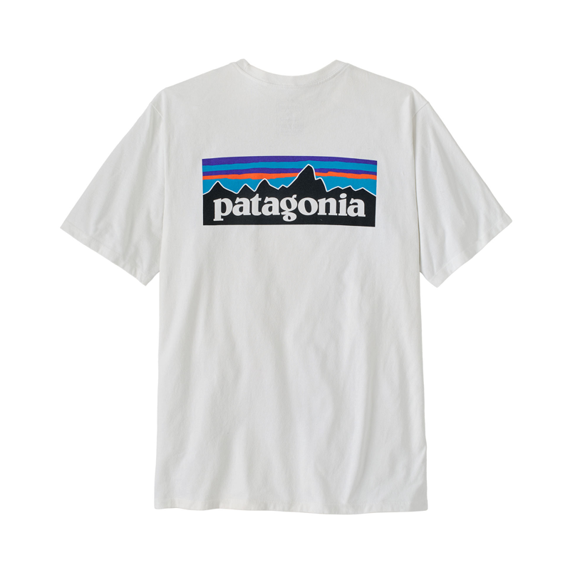 Patagonia Men's P-6 Logo Responsibili-Tee Fiber White -1