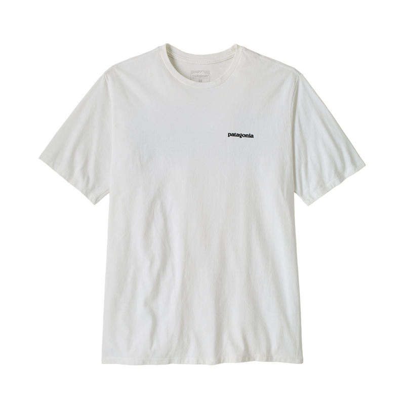 Patagonia Men's P-6 Logo Responsibili-Tee Fiber White 