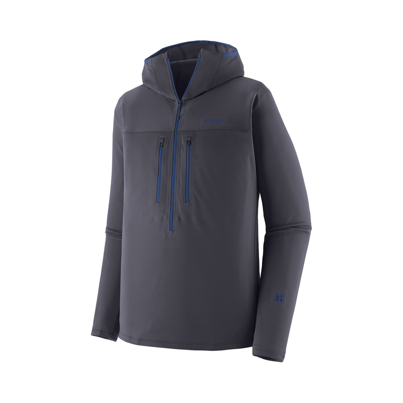Patagonia Mens R1 Ultralight Hoody Smolder Blue