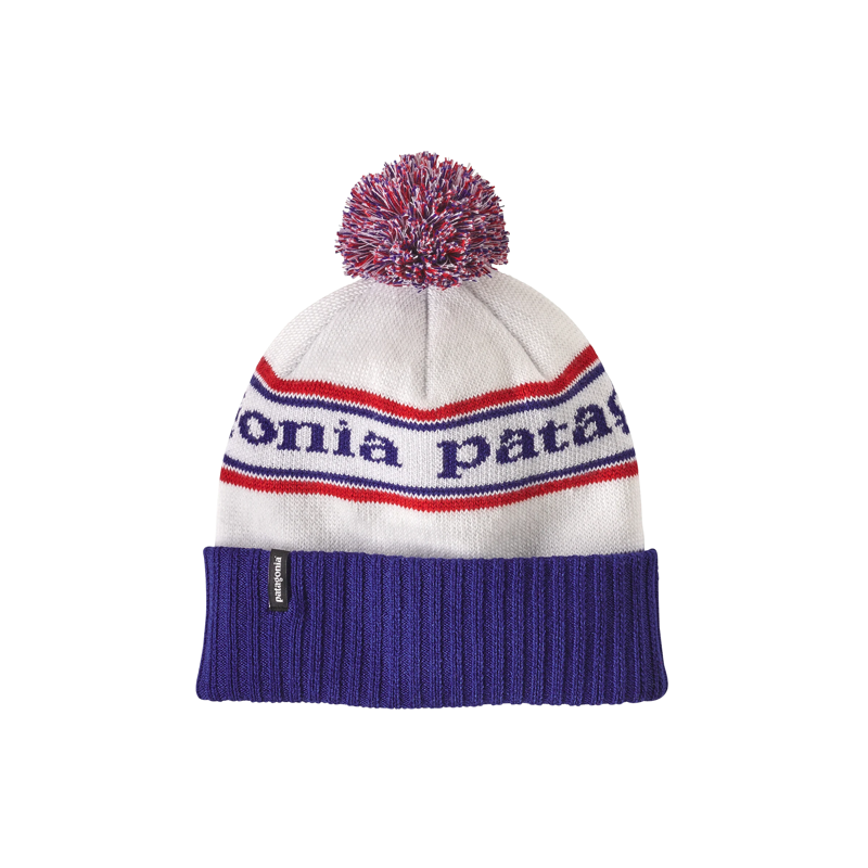 Patagonia Powder Town Beanie Park Stripe: Viking Blue 
