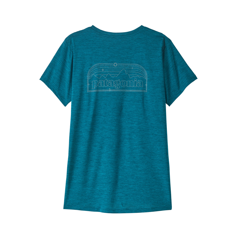 Patagonia Women's Cap Cool Daily Shirt P6 Light Glacial Blue X-Dye-1