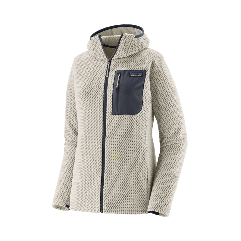 Patagonia Women's R1 Air Full-Zip Hoody Birch White