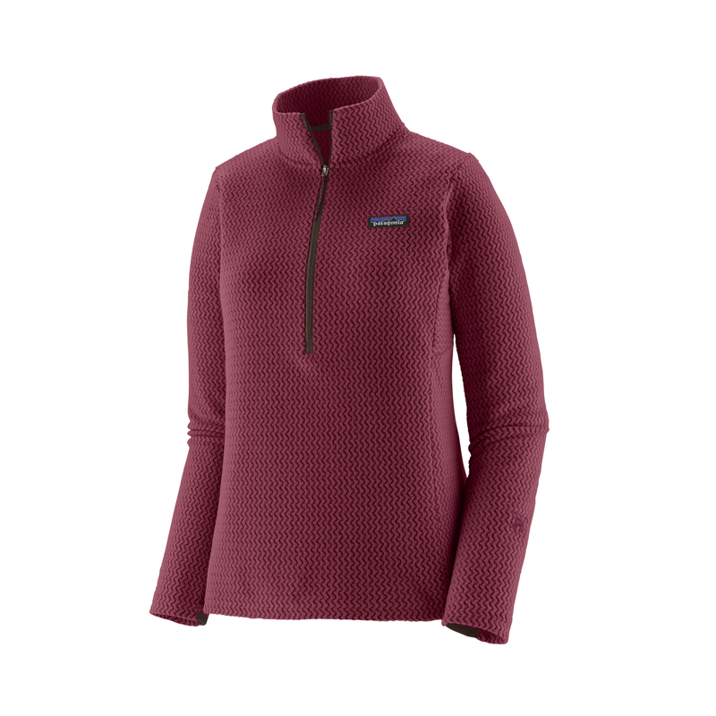 Patagonia Women's R1 Air Zip Neck Berry Fig