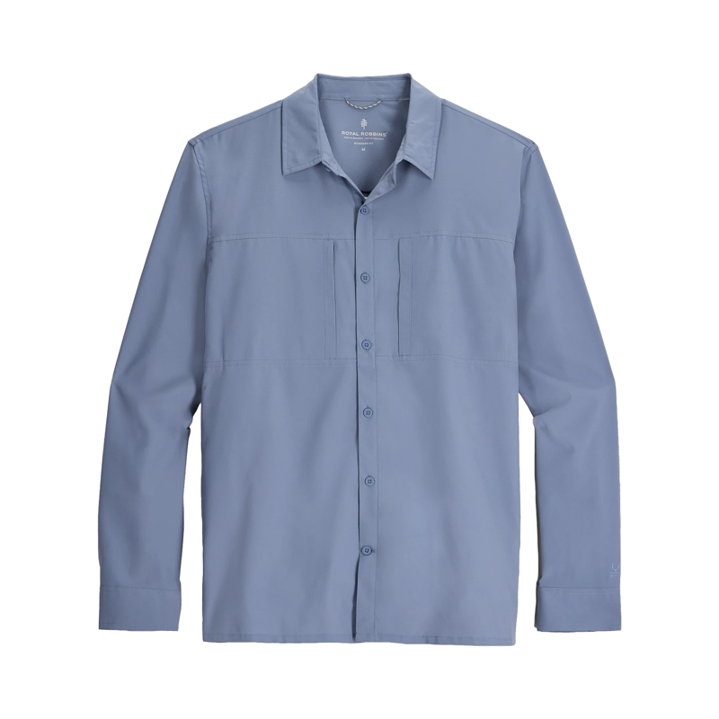 Royal Robbins Men's Expedition III Long Sleeve Shirt Flint