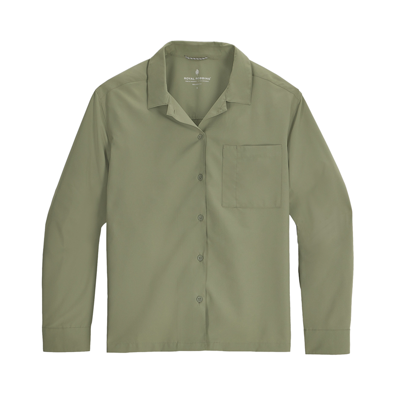Royal Robbins Women's Expedition III Long Sleeve Fiddlehead