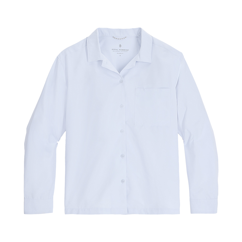 Royal Robbins Women's Expedition III Long Sleeve Shirt Misty Blue