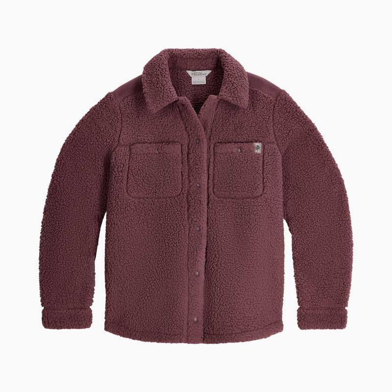 Royal Robbins Women's Palisades Shacket Huckleberry