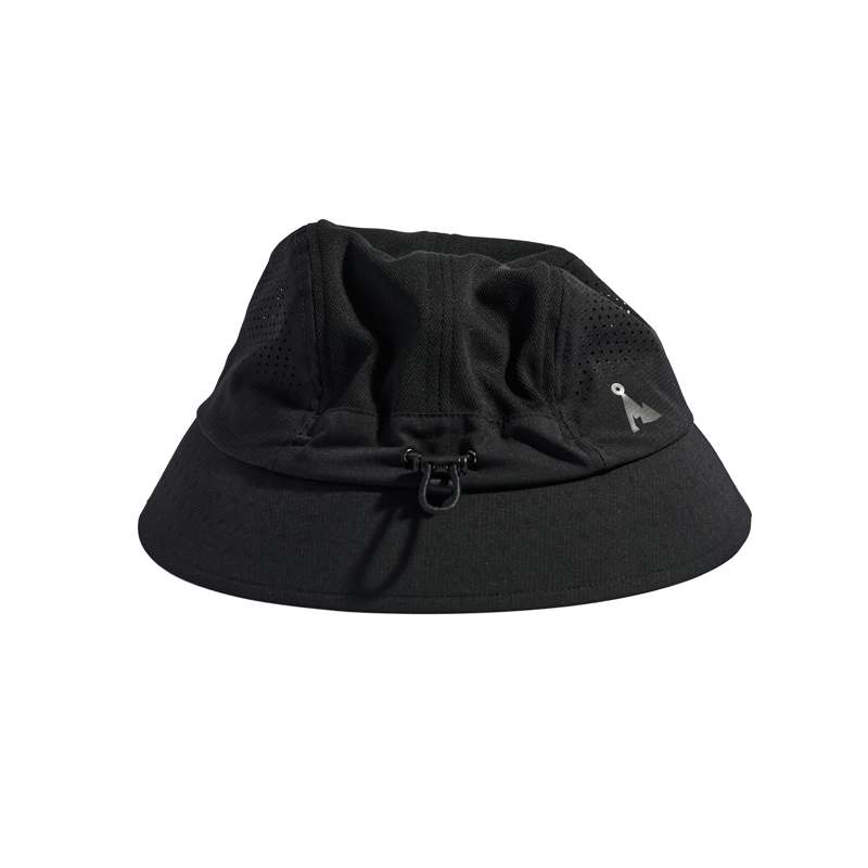 VÅGA Feather Bucket Hat Black-1