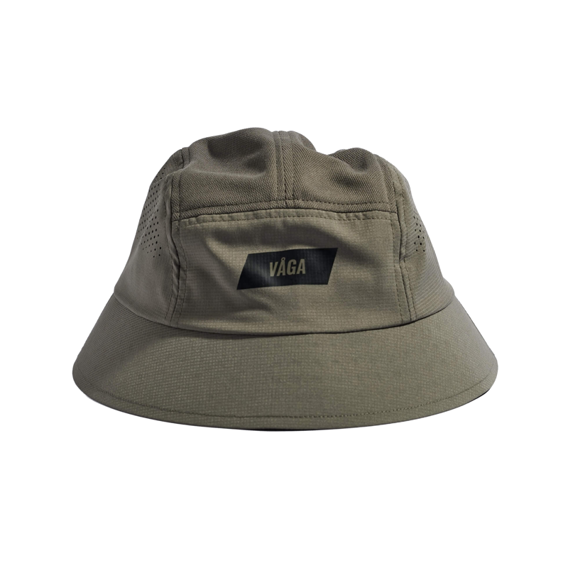 VÅGA Feather Bucket Hat Taupe