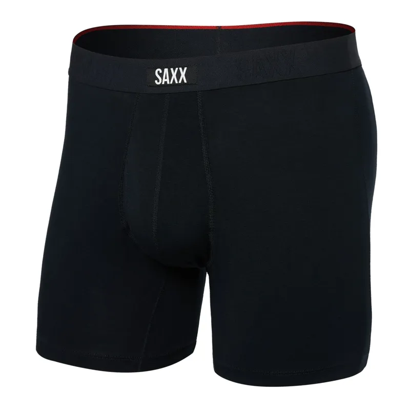 SAXX Men's Vibe Xtra Brief Boxers Black