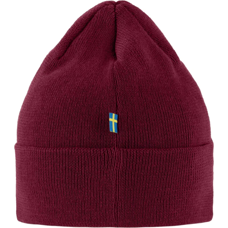 Fjallraven Vardag Classic Beanie Bordeaux Red-1