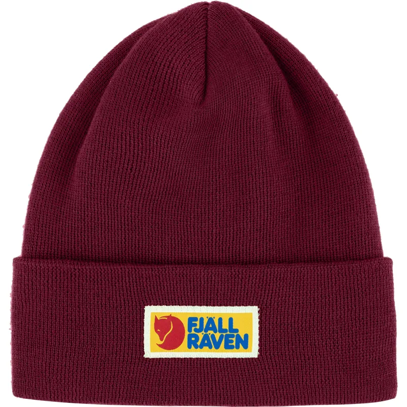 Fjallraven Vardag Classic Beanie Bordeaux Red-2