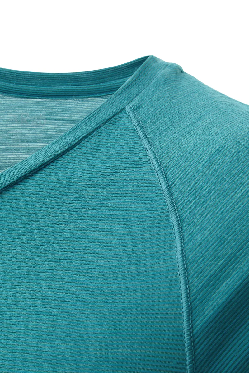 Rab Womens Forge LS Tee Aquamarine-2