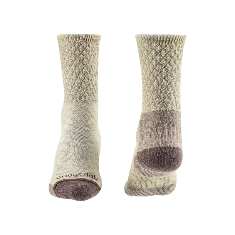 Bridgedale Womens Hike Lightweight Merino Comfort Boot Sock Sand-1