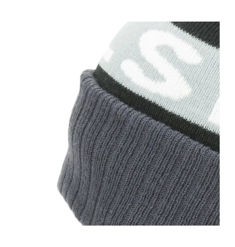 Sealskinz Cold Weather Bobble Hat Black/Grey-3