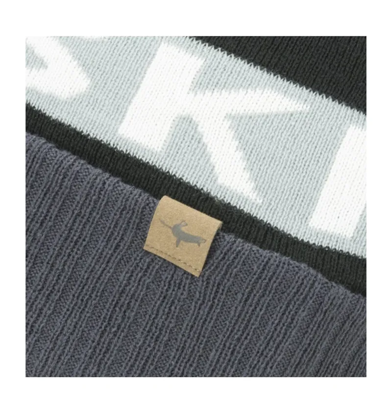 Sealskinz Cold Weather Bobble Hat Black/Grey-4
