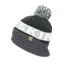 Sealskinz Cold Weather Bobble Hat Black/Grey