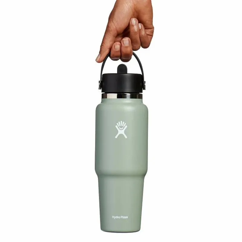 Hydro Flask 32oz Wide Flex Straw Travel Bottle Agave-1