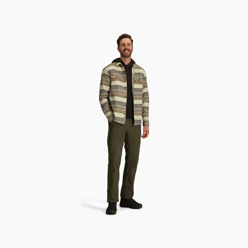 Royal Robbins Mens Clouds Rest Hemp LS Bistre Pacific Crest Stripe-2