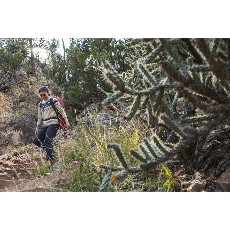 Royal Robbins Women's Rockcraft Wool Crew L/S Sandstone/Snowcreek