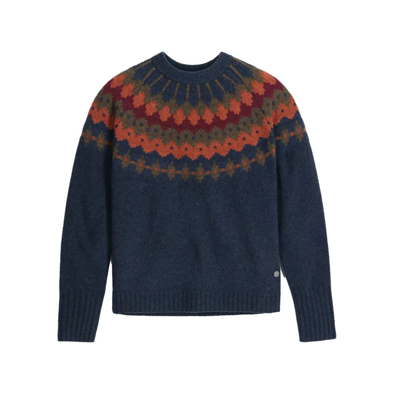 Royal Robbins Women's Rockcraft Wool Crew L/S Naval Heather/Snowcreek