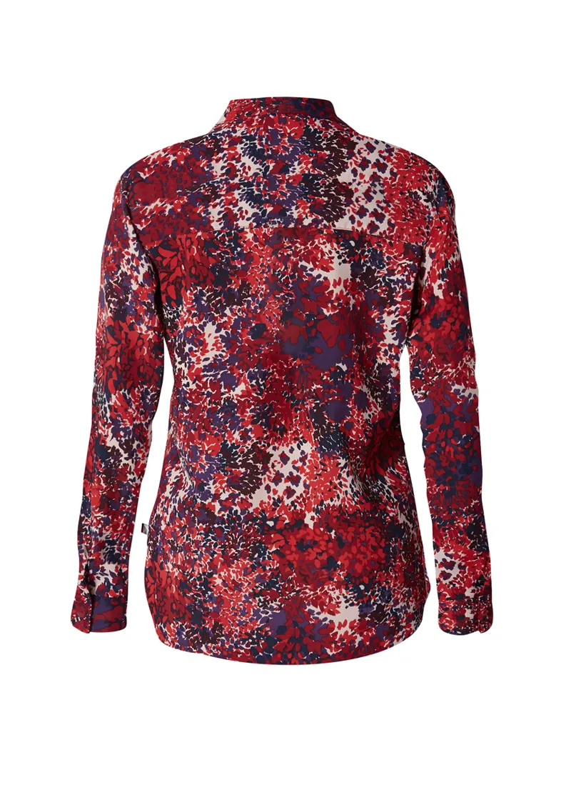 Royal Robbins Womens Bug Barrier Expedition LS Scarlet-1