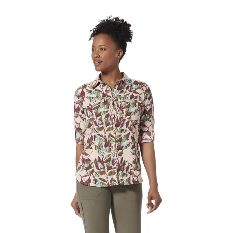 Royal Robbins Womens Bug Barrier Expedition II LS Sand-1