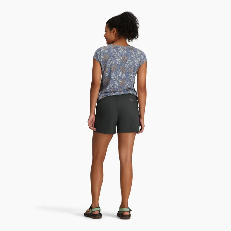 Royal Robbins Women's Backcountry Pro II Shorts Charcoal-3
