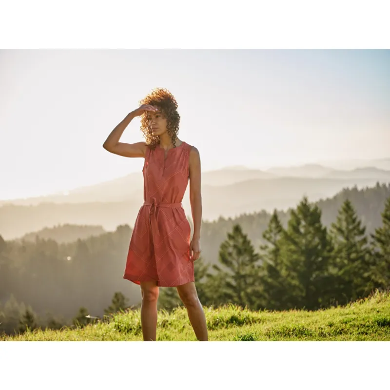 Royal Robbins Women's Spotless Traveler Tank Dress Baked Clay-4