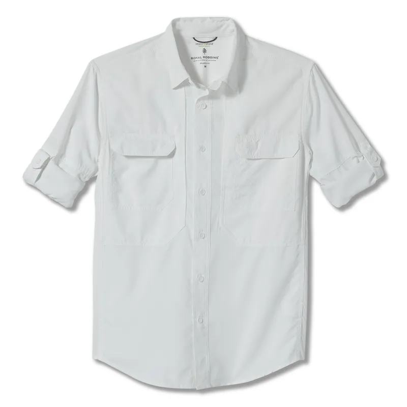 Royal Robbins Mens Bug Barrier Expedition LS Stone-1