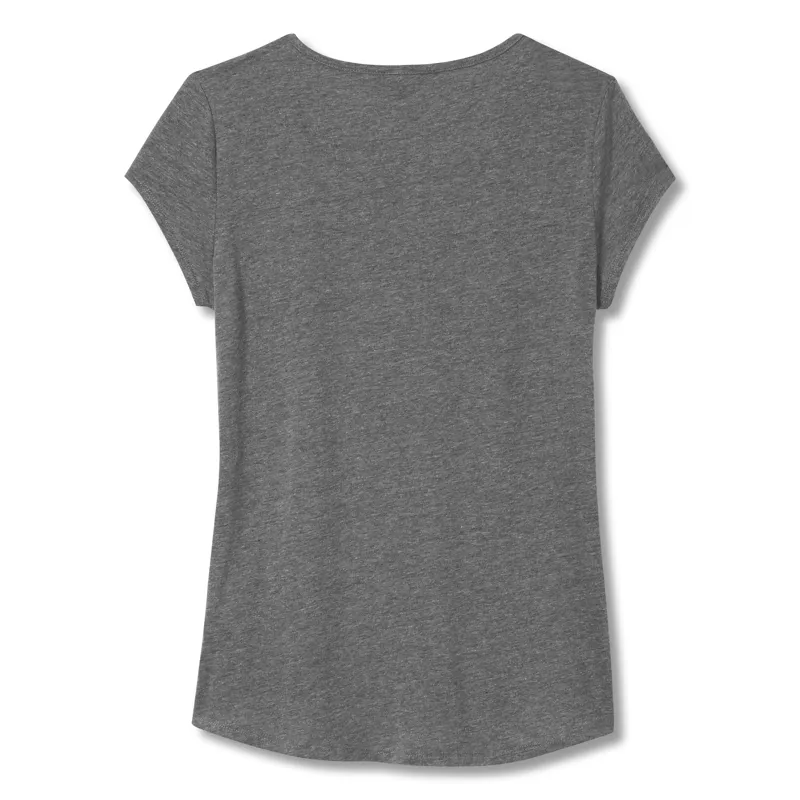 Royal Robbins Womens Featherweight Tee Charcoal-1