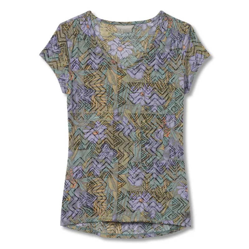 Royal Robbins Womens Featherweight Tee Sea Pine