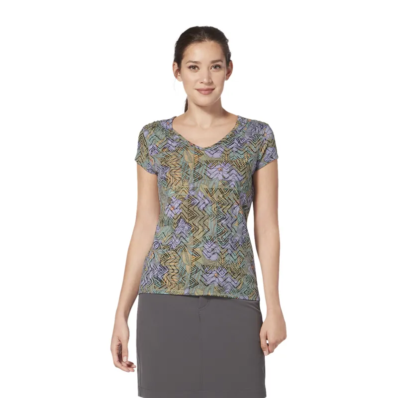 Royal Robbins Womens Featherweight Tee Sea Pine-2