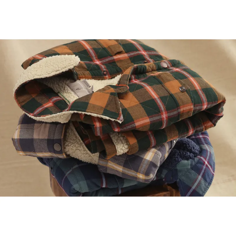 Royal Robbins Women's Snowcap Lined Flannel LS Shirt Dk Harbor/Runyon-2