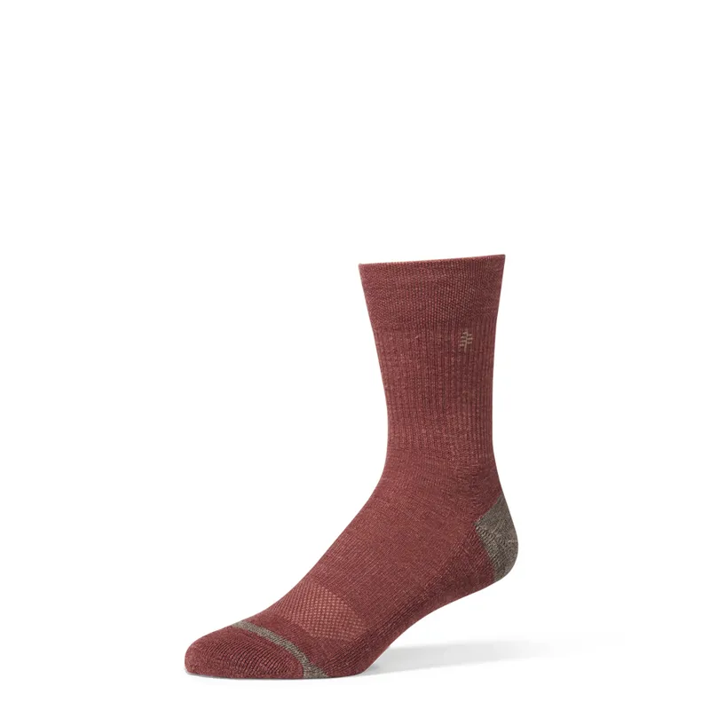 Royal Robbins Unisex Travel Crew Socks Rose Dust