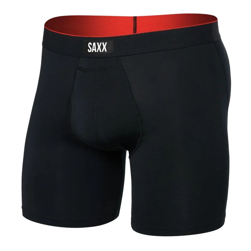 SAXX Men's Multi-Sport Boxer Briefs Black