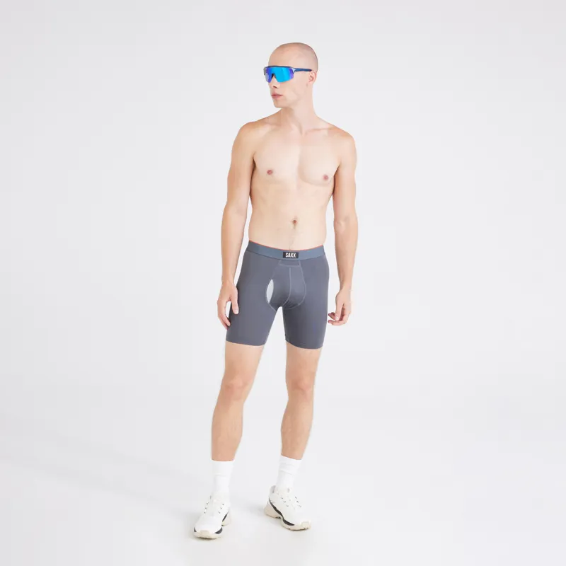 SAXX Men's Multi-Sport Tree-Pack Boxer Briefs Turb Navy BLack-6