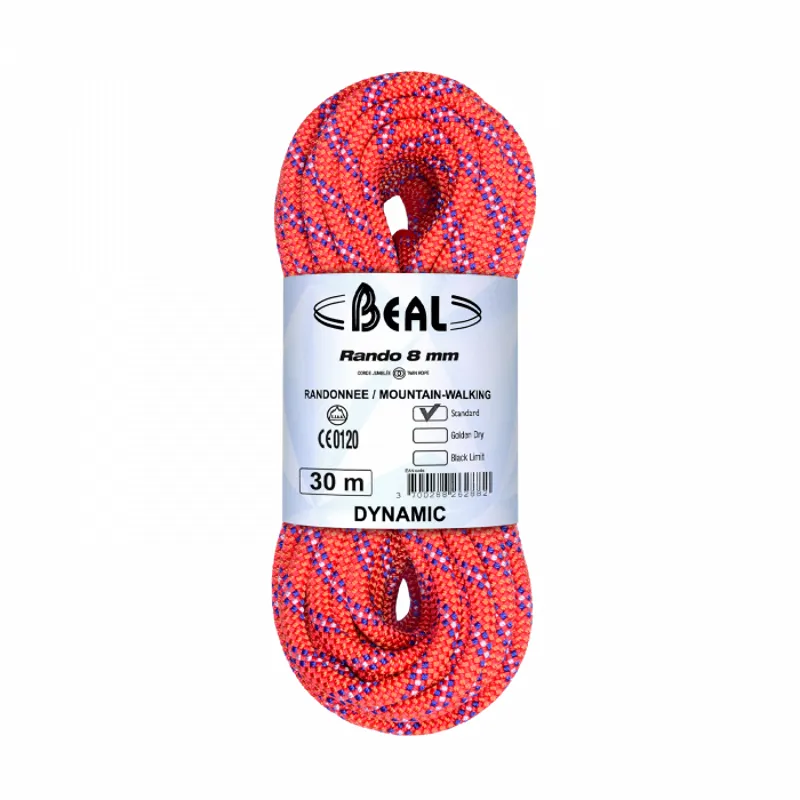 Beal Rando Rope 8mm x 20m Orange