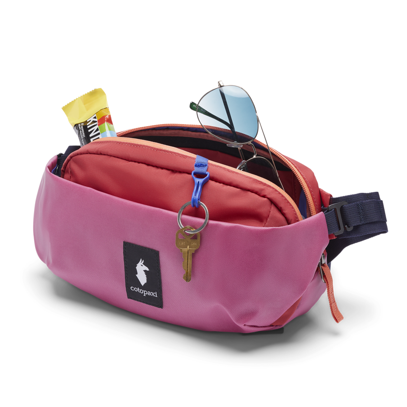 Cotopaxi Coso 2L Hip Pack Cada Dia Sangria Strawberry-1