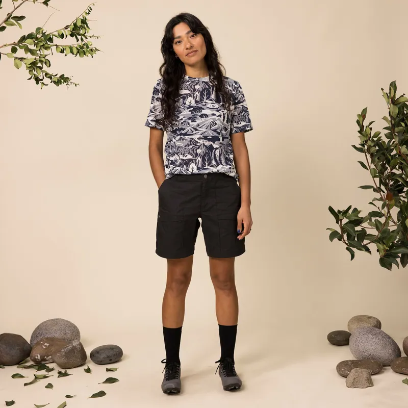 Specialized Fjallraven Women's S/F Wool CaliSwe T-Shirt Navy/ Eggshell-2