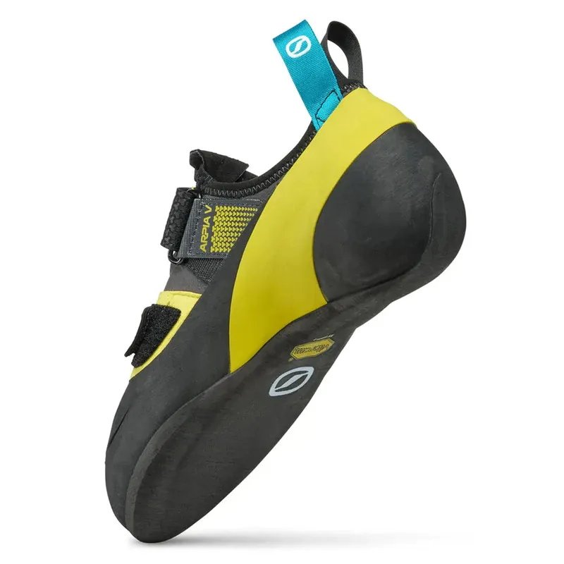 Scarpa Men's Arpia Climbing Shoes Shark/Yellow-3