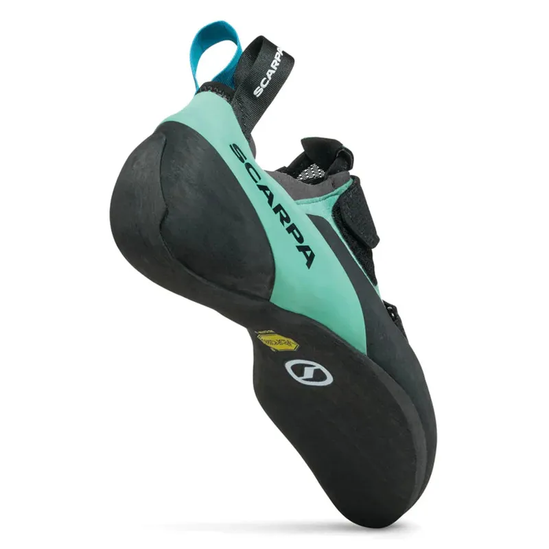 Scarpa Women's Arpia LV Climbing Shoes Shark/Aqua-2