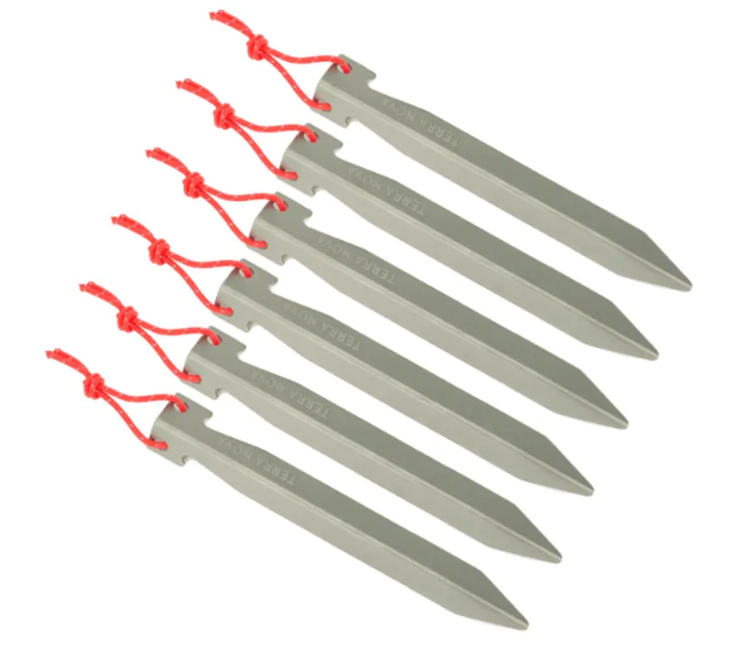 Terra Nova Titanium V-Angle Pegs 18g x 6