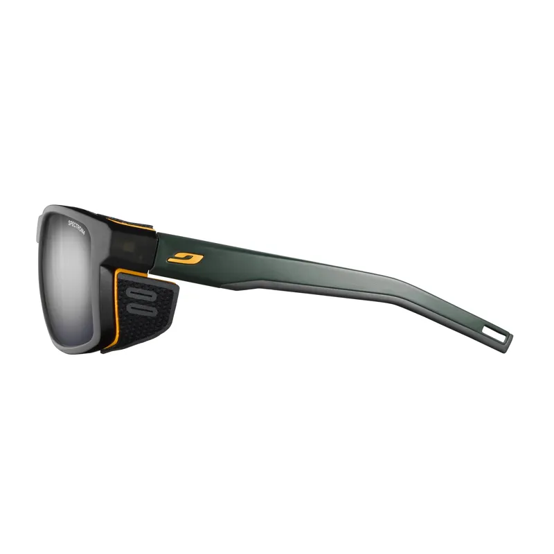 Julbo Shield Sunglasses Spectron 4 Translucent Dk Green/Orange-2