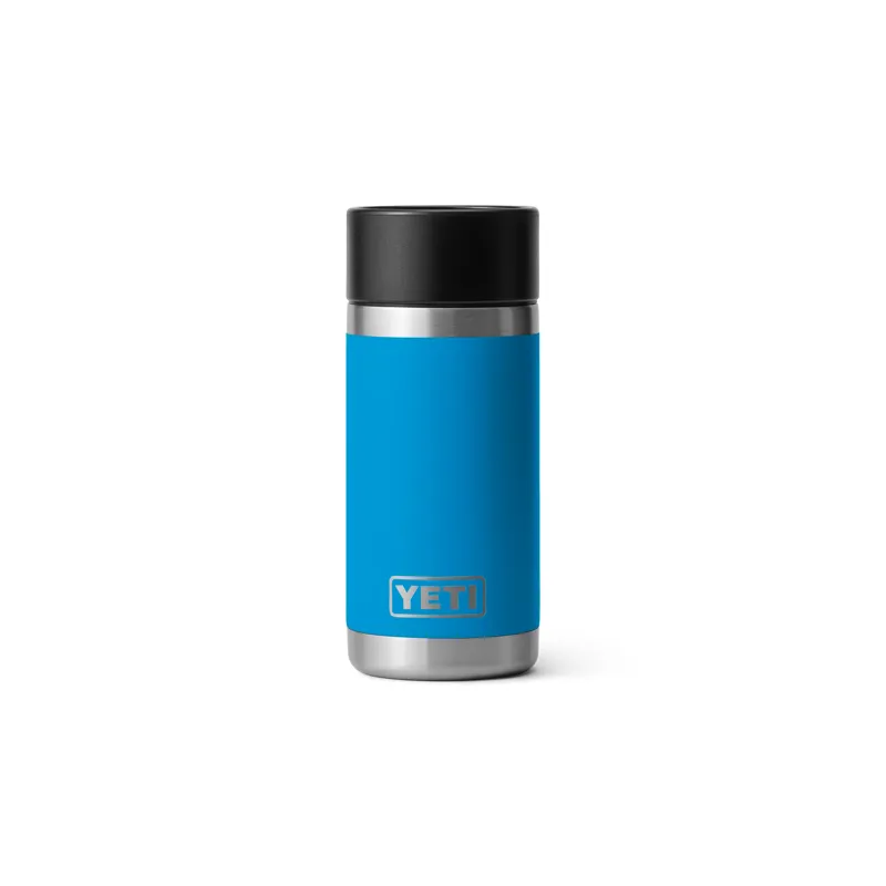 YETI Rambler 12oz Bottle HotShot Cap Big Wave Blue