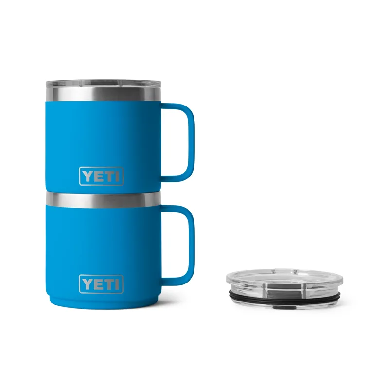 YETI Rambler 14oz Mug 2.0 Big Wave Blue-4