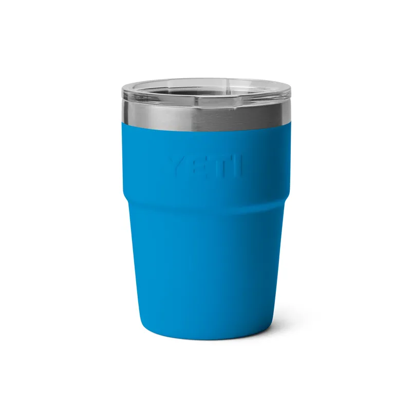 YETI Rambler 16oz Stackable Cup Big Wave Blue-1